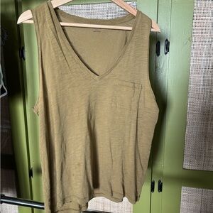 Madewell Olive Tank Top